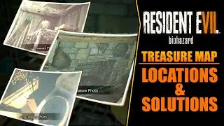 RESIDENT EVIL 7 All Treasure Map Locations & Rewards (Steroids, Magnum Ammo, Gun Repair Kit)