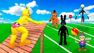 &iquest;Qui&eacute;n tiene el MEJOR SALTO de FIVE NIGHTS AT FREDDY'S 2 LA PELICULA? - Garry's Mod