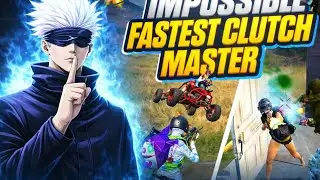 IMPOSSIBLE FASTEST CLUTCH 😱 | CLUTCH MASTER 🔥 BGMI
