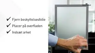 SKILTEX - Duraframe&reg; Selvkl&aelig;bende Magnetrammer
