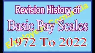 Basic Pay Scales History | Revision History of BPS 1972 To 2022 | Employees Corner Zia |