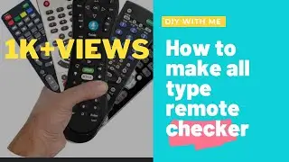 how to make remote checker circuit 2021|| IR sensor or IR receiver circuit, infrared light sensor
