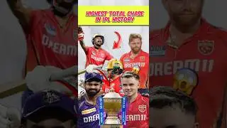highest total chase in IPL history😱 #cricket #ipl