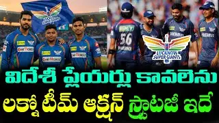 IPL 2025 LSG Team Auction Strategy EXPOSED