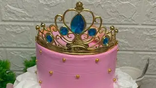 How to make crown cake #CrownCake #Cake #Decoration #Goldie&rsquo;sKitchen #CakeIdeas
