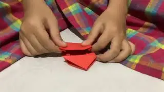 Tutorial cara membuat kodok lompat atau kodok salto dari kertas origami