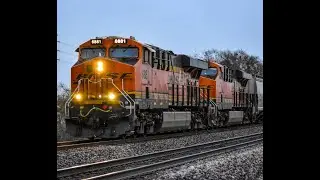 Grain Trains in Rosenberg! (BNSF & CPKC)