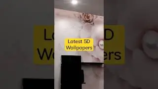 Beautiful 3D WALLPPPER Water Proof Latest trend