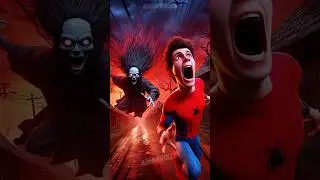 Bloody Rain Horror Begins&hellip; Can Spiderman Survive It? 👻💦 #shorts #spiderman #horror