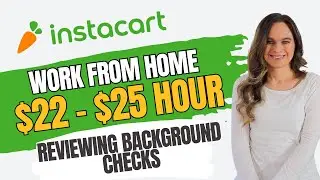 $22 To $25 Hour Reviewing Background Checks For Instacart | Work From Home Jobs With No Degree | USA