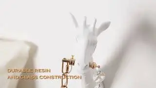 Giraffe Crystal Resin LED Wall Lamp &ndash; Art Deco Bedside & Living Room Light
