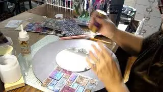 Dollar Tree Faux Mosaic Mirror