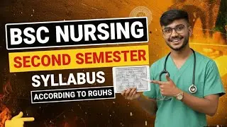 📘 BSc Nursing 2nd Semester Syllabus Full Overview | Kannada + English | RGUHS 2025