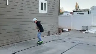 Jason With The Backward Bouncer Trick Shot