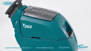 T260 Restregadora para pisos de operador caminando