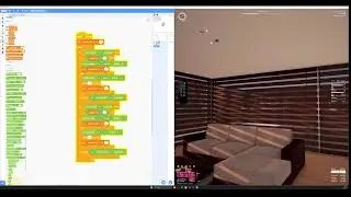 Scratch 3 Home I/O Roller shade control via remote control