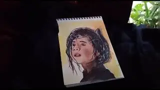 watercolor painting  | girl portrait