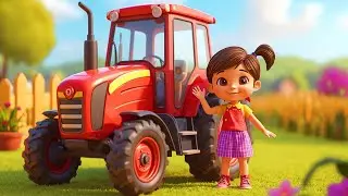 Tractor Song | Farmer&rsquo;s Vehicles Nursery Rhyme | Farm Songs for Kids  Kids Learning