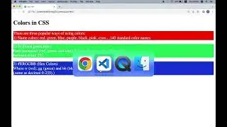 Basic CSS Lesson 5: CSS color, color name, red green blue color, hex color
