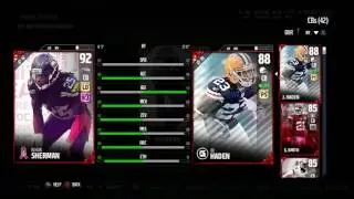 92 OVR BCA MASTER RICHARD SHERMAN! - Madden NFL 17 Ultimate Team