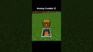 Working Trash Bin in Minecraft ♻️