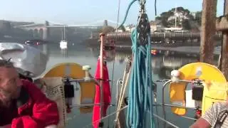 Sailing through 4 tidal gates!