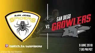 Full Game: San Diego Growlers at San Jose Spiders &mdash; Week 11