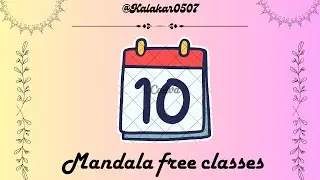 Day10 mandala art process for beginners#mandalaartlover#mandaladesign#freehandmandala#mandaladrawing