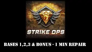 War Commander -Strike Ops (Macedon) Bases 1,2,3 & Bonus - 1 minute repair