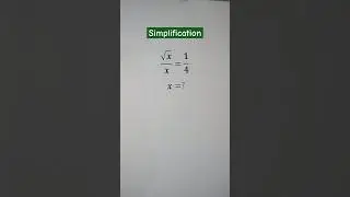 simplification #mathematics #maths #youtubeshorts