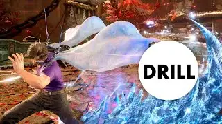 Clive's Low Parry Combo - Tekken 8 - Practice Drills - HDR PS5