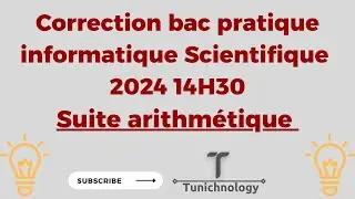 Correction bac pratique informatique 2024 14H30 : Suite arithmétique