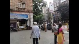 View Of D.N.Road, Mumbai......Busy Road.