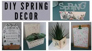 DIY Spring Decor * Dollar Tree Rustic Spring Decor