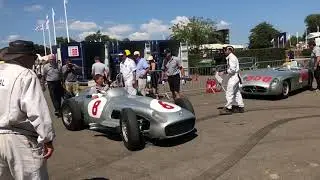 1955 Mercedes 300SLR Mille Miglia Fangio. 1954 Mercedes W196. #FOS