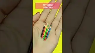 DIY Miniature Colored Pencils!  ✏️✨