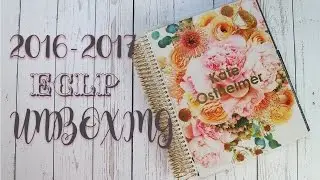 2016-2017 Erin Condren Life Planner Unboxing!