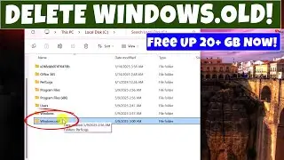 Delete Windows.old Folder Completely | Free Up GBs After Windows Upgrade (2025 Guide)