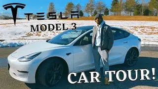 My Tesla Model 3 Performance Car Tour!
