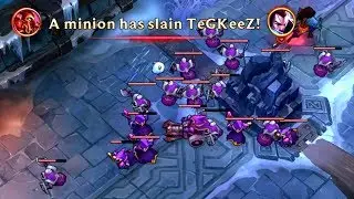 Destroyed by their own Minions! GAMEBREAKING BUG!