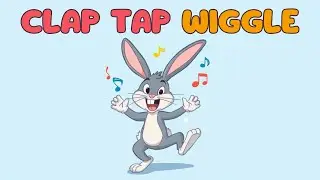 Clap Tap Wiggle Time! 🤗 | A Fun Kids Action Song | The Melody Meadow