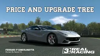 Real Racing 3 Ferrari F12Berlinetta Price And Upgrades RR3