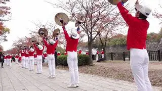 2018 『 柏市立柏高等学校 』全国マーチングコンテスト大阪城公園 練習風景
