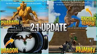 BGMI 2.1 UPDATE - ANCIENT SECRETS ARISE MODE GAMEPLAY ( PUBG MOBILE )