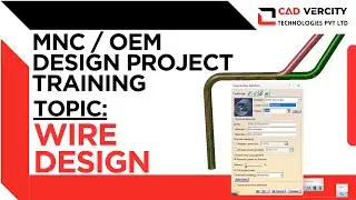 Wire Design CAD-VERCITY [ Automobile and Product design Training Center] #catia #ugnx