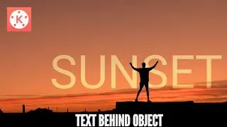 Tutorial TEXT BEHIND OBJECT Kinemaster