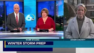 Aiken County organizations hold press conference in preparation for potential ice storm