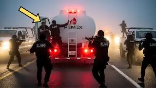 El Cártel Cercó Un Camión De Gasolina — Sin Imaginar Que El Conductor Era El…