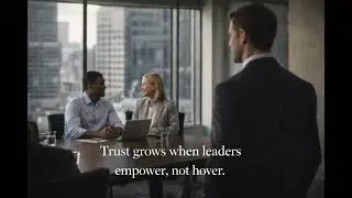 Trust grows when leaders empower, not hover.