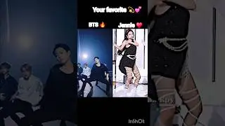 Bam bam song ❤️&zwj;🔥BtsAarmy vs Jennie dance Kpop #bts #youtube #jennie #shorts #shortvideo